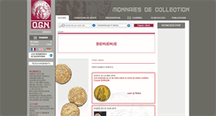 Desktop Screenshot of ogn-numismatique.com